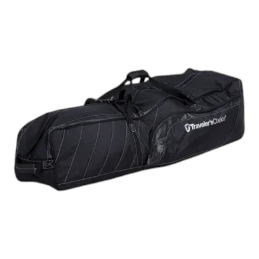 TRAVELERS CHOICE Black 52in Orlando Rolling Golf Bag Cover